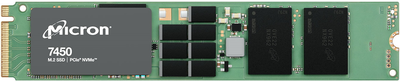 SSD накопичувач Micron 7450 PRO 480GB M.2 NVMe PCIe 4.0 3D NAND (TLC) (MTFDKBA480TFR-1BC1ZABYYR)