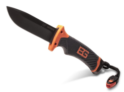 Туристичний мисливський ніж у чохлі з кресалом та свистком Gerber Bear Grylls В-226 25 см