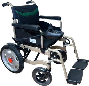 Складний позашляховий електричний візок Vera Medical з підвищеною вантажопідйомністю для інвалідів вагою до 150 кг (SU-VRM-010)