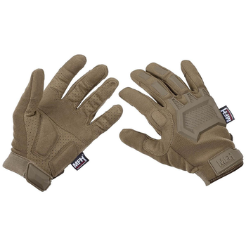 Рукавички тактичні MFH Tactical Gloves Action Койот XL
