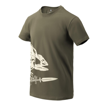 Футболка з логотипом Helikon-Tex T-Shirt (Full Body Skeleton) - Олива S