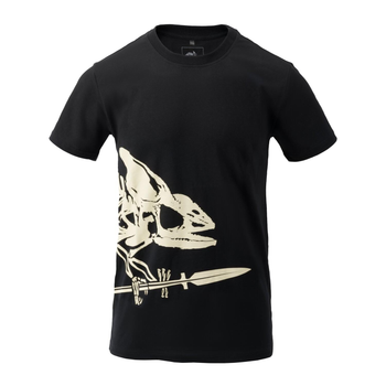 Футболка з логотипом Helikon-Tex T-Shirt (Full Body Skeleton) - Black XXXL