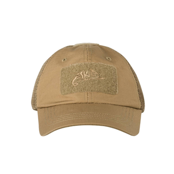 Бейсболка тактична з сіткою Helikon-Tex BBC VENT Cap - PolyCotton Ripstop - Coyote