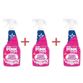 Засіб Pink Stuff для виведення плям з килимів та мʼяких меблів 500 мл 3шт