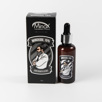 MinoX 15 - Лосьон для роста волос и бороды (50 мл)