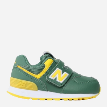 Buty sportowe chłopięce New Balance 574 IV574CJ1 23.5 (7US) Zielony/Żółty (196307118231)