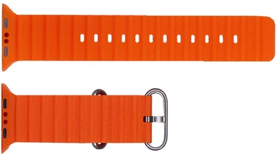 Ремешок для часов силиконовый Ocean 42/44/45/49 mm Orange