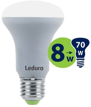 Лампа світлодіодна LED Leduro E27 3000K 8W 700 lm R63 21177 (4750703995825)