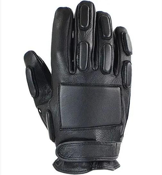 Перчатки тактические кожаные XL Черные Mil-Tec Sec Handschuhe Leder XL Schwarz (12501002-010-XL)