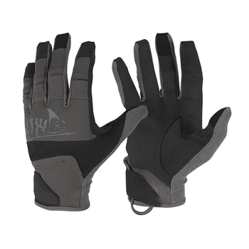Перчатки тактические Helikon-Tex M Черные, Серые Tactical Gloves Hard BLACK/GREY (RK-RNG-PO-0135A-B04-M)