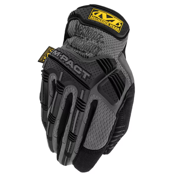 Перчатки тактические Mechanix Wear Армейские с защитой XXL Серые Tactical gloves M-Pact Gray (MPT-08-012-XXL)