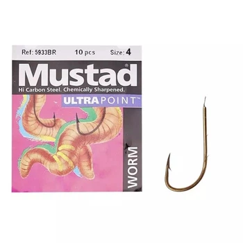 Крючок фидерный Mustad Baitholder 5933BR №4 10шт