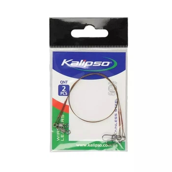 Повідець Kalipso дротяний 20см 20кг 2шт