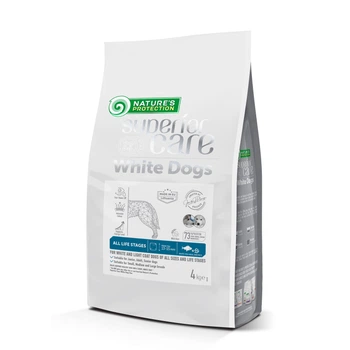 Сухий корм Nature's Protection Superior Care White Dogs White Dogs White Fish All Sizes and Life Stages для собак з білою шерстю всіх порід з білою рибою та рисом 4 кг (арт NPSC47590)