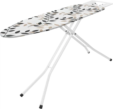 Прасувальна дошка Casa Si Superstandard Basic 120x38 White/Black Leaves (CS95150E166) (DAS302410)