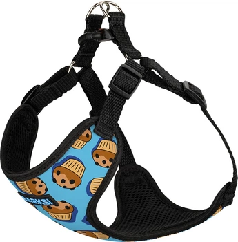 Шлея для собак Barksi Sport XS обхват шеи -20 см, обхват груди-28-33 см Кексы (73/8626) (2007033054831)