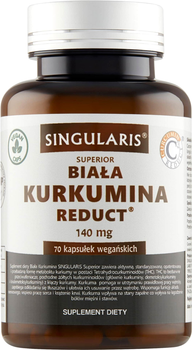 Білий куркумін Singularis Superior Reduct 70 капсул (5907796631584)