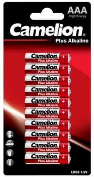 Лужні батарейки Camelion Plus AAA Micro LR03 10 шт (11001003)
