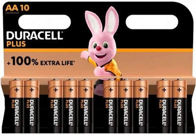 Лужні батарейки Duracell AAA Micro 1.5 В LR03 10 шт (5000394163584)