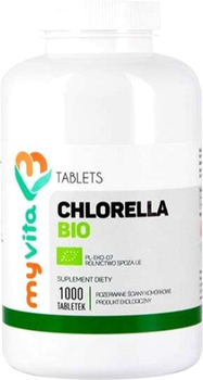 Дієтична добавка MyVita Chlorella Bio 1000 таблеток (5906874332191)