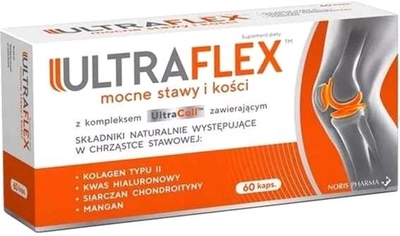 Дієтична добавка Noris Pharma Ultraflex 60 капсул (7630019301046)
