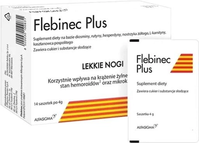 Suplement diety Alfasigma Polska Flebinec Plus 14 szt (8020030100831)