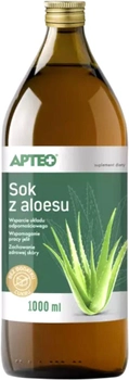Zagęszczony sok Apteo Aloes 1000 ml (5907553014261)