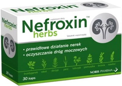 Suplement diety Rada Nefroxin Zioła 30 caps (7630019301480)