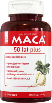 Suplement diety A-Z Medica Maca 50+ 80 caps (5903560621577)