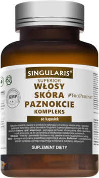 Suplement diety Singularis Superior Włosy skóra paznokcie Kompleks 60 caps (5903263262770)