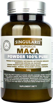 Suplement diety Singularis Superior Maca Powder 100% Pure 100 g (5903263262817)