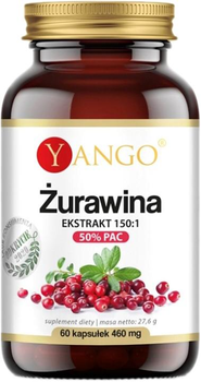 Suplement diety Yango Żurawina 60 caps (5907483417620)
