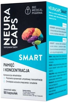 Дієтична добавка Bio Medical Pharma Neura Smart 50 таблеток (5905669622028)