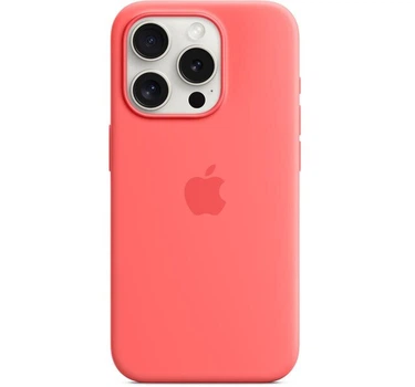 Чехол SoftCase iPhone 15 Pro Silicone Case with MagSafe and Animation Guava