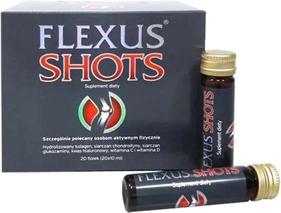 Дієтична добавка Valentis Flexus Shots 20 x 10 мл (7640153060839)
