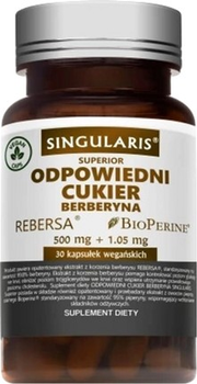 Suplement diety Singularis Odpowiedni Cukier Berberyna 30 saps (5907796631485)