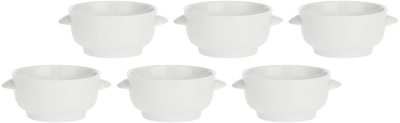 Zestaw misek na zupę La Porcellana Bianca Terrine 12.5 cm Biały 6 szt (P001500916)