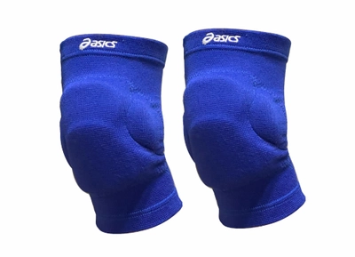 Наколенники волейбольные с подушечками Asics S синие (Бандаж на коленный сустав)