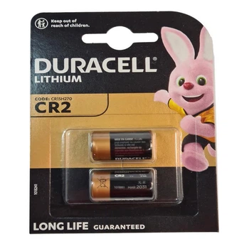 Батарейка CR2 Duracell 3V Lithium (блистер по 2шт) (56990)
