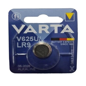 Батарейка 625A Varta 1.5V; V625U; PX625A; LR9 блистер (для сигнализации,часов) (52309)