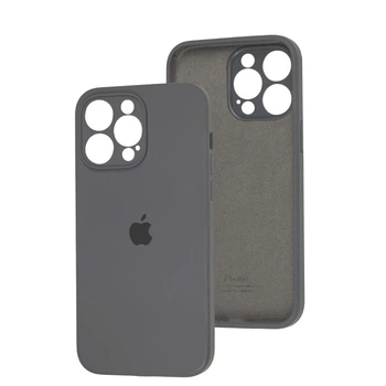 Чохол Fiji Silicone Case Full Camera для Apple iPhone 14 Pro бампер накладка із захистом камери Carbon Grey