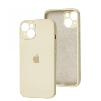 Чехол Fiji Silicone Case Full Camera для Apple iPhone 13 бампер накладка с защитой камеры Antique White