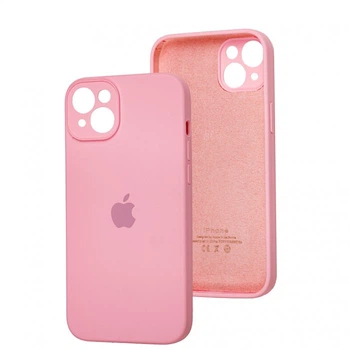Чехол Fiji Silicone Case Full Camera для Apple iPhone 15 бампер накладка с защитой камеры Rose Pink