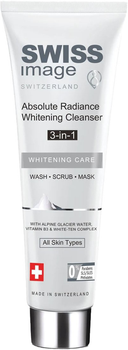 Płyn oczyszczający do twarzy Swiss Image Whitening Care Absolute Radiance Whitening 3in1 Face Wash Scrub & Mask 100 ml (7649991164235)