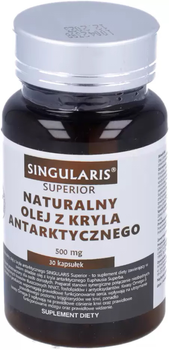 Дієтична добавка Singularis Singularis Natural Antarctic krill Oil 60 капсул (5907796631010)