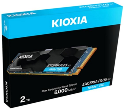 SSD диск KIOXIA EXCERIA PLUS G3 1TB M.2 3D PCI Express 4.0 TLC NAND flash (LSD10Z001TG8)