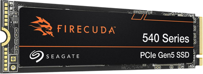 Dysk SSD Seagate FireCuda 540 1TB M.2 PCI Express 5.0 3D NAND TLC (ZP1000GM3A004)