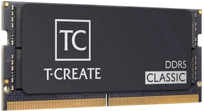 Оперативна пам'ять Team Group SODIMM DDR5-5600 32768MB PC5-44800 T-Create Classic Black (CTCCD532G5600HC46A-S01)