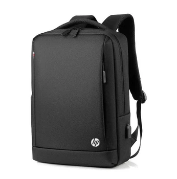 Рюкзак противоударный для ноутбука hp 15,6" с USB, черный цвет ( код: IBN010B2 )