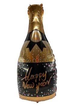 Фольгована куля Пляшка шампанського Happy New Year Китай, 100/47 (ВЗ) 20975